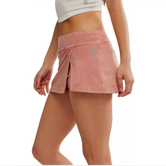 FP Movement by Free People Hot Shot Mini Skort In Blush, NWT - Picture 8 of 10